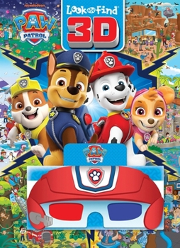 Hardcover Nickelodeon Paw Patrol: Look and Find 3D Book