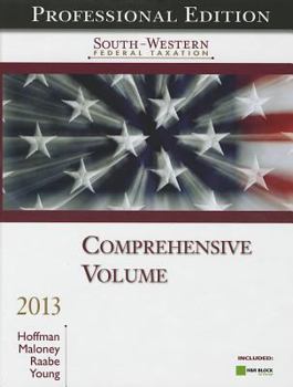 Hardcover South-Western Federal Taxation 2013: Comprehensive, Professional Edition (with H&r Block @ Home Tax Preparation Software CD-ROM) Book