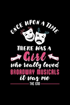Broadway Musical Girl: Blank Lined Notebook Journal for Work, School, Office | 6x9 110 page