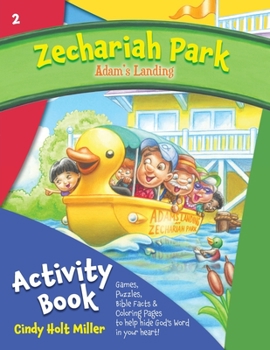 Paperback Zechariah Park: Adam's Landing Activity Book