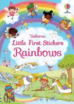 Paperback Little First Stickers Rainbows Book
