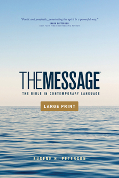 Paperback The Message Outreach Edition, Large Print (Softcover): The Bible in Contemporary Language [Large Print] Book