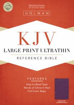 Imitation Leather Large Print Ultrathin Reference Bible-KJV [Large Print] Book