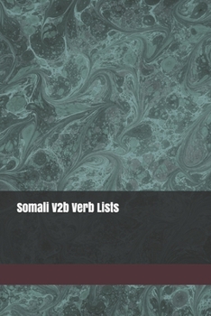 Paperback Somali V2b Verb Lists Book