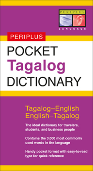 Paperback Pocket Tagalog Dictionary: Tagalog-English English-Tagalog Book