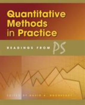 Paperback Quantitative Methods in Practice: Readings from PS Book