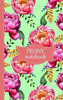 Paperback Peony Notebook Book