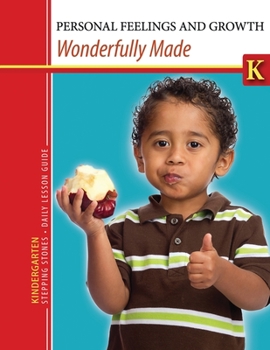 Paperback Kindergarten Stepping Stones: Wonderfully Made Daily Lesson Guide Book