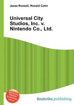 Paperback Universal City Studios, Inc. V. Nintendo Co., Ltd. Book