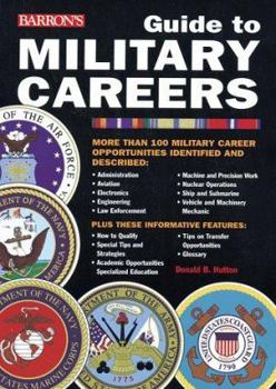 Paperback Barron's Guide to Military Careers Book