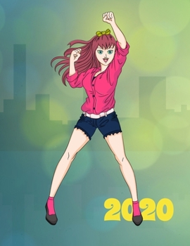 202: Anime-themed planner designed for girls, teenagers, students, anime lovers, manga fans with built-in calendar, schedule, daily/weekly/monthly ... 8.5x11 inches yellow matte cover, 134 pages.