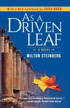 Paperback As a Driven Leaf: Foreword by Dara Horn Book