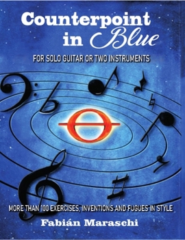 Paperback Counterpoint in Blue: For solo Guitar or two instruments Book