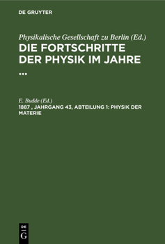 Hardcover Physik Der Materie [German] Book