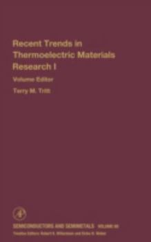 Hardcover Advances in Thermoelectric Materials I: Volume 69 Book