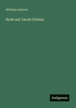 Paperback Rede auf Jacob Grimm [German] Book