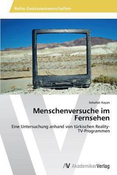 Paperback Menschenversuche im Fernsehen [German] Book