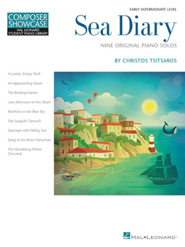 Paperback Sea Diary - Nine Original Piano Solos: Hal Leonard Student Piano Library Early Intermediate Composer Showcase Book