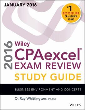 Paperback Wiley Cpaexcel Exam Review 2016 Study Guide January: Business Environment and Concepts Book