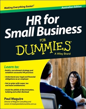 Paperback HR for Small Business for Dummies - Australia Book