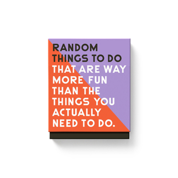 Misc. Random Things to Do Box Book