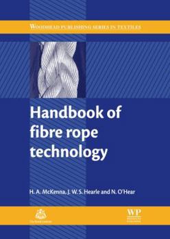 Hardcover Handbook of Fibre Rope Technology Book