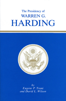 Hardcover Presidency of Warren G. Harding Book