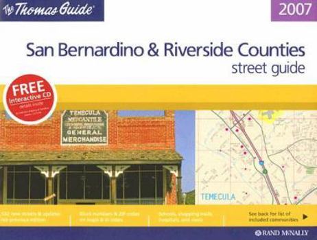 Spiral-bound San Bernardino & Riverside Counties Street Guide Book