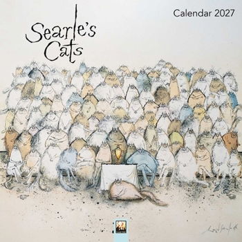 Ronald Searle's Cats Mini Wall calendar 2027 (Art Calendar)