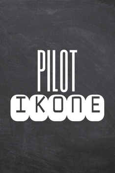 Pilot Ikone: Pilot Punktraster Notizbuch, Notizheft oder Notizblock | 110  Seiten | Büro Equipment & Zubehör | Lustiges Geschenk zu Weihnachten oder Geburtstag (German Edition)