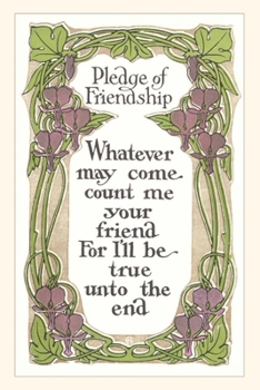 Paperback Vintage Journal Pledge of Friendship Book