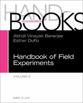 Hardcover Handbook of Field Experiments: Volume 2 Book