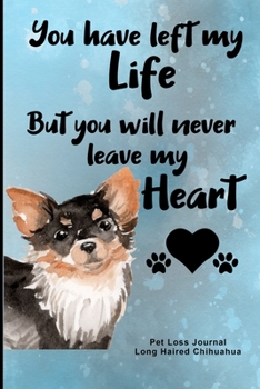 Pet Loss Journal Long Haired Chihuahua: Guided Prompt Keepsake Workbook
