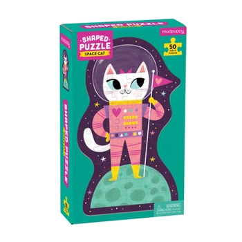Misc. Space Cat 50 Piece Shaped Character Puzzle Book