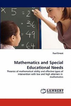 Paperback Mathematics and Special Educational Needs Book