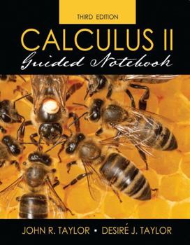 Spiral-bound Calculus II Guided Notebook Book