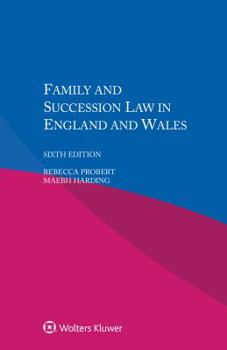 Paperback Family and Succession Law in England and Wales Book