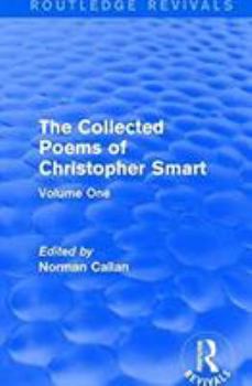 Paperback Routledge Revivals: The Collected Poems of Christopher Smart (1949): Volume One Book