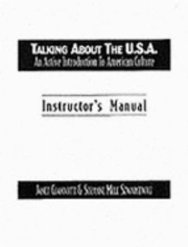 Paperback Talking About the USA: Instructor's Manual Book