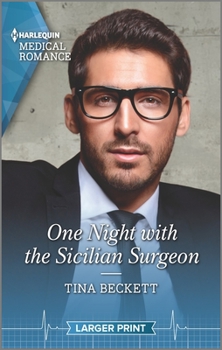 Mass Market Paperback One Night with the Sicilian Surgeon [Large Print] Book