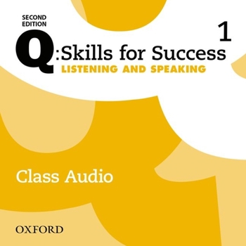 Audio CD Q2e 1 Listening and Speaking Class Audio CD X3 Book