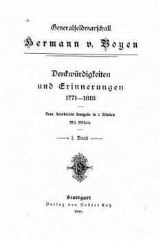 Paperback Denkwürdigkeiten und Erinnerungen 1771-1813 [German] Book