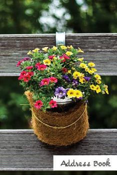 Address Book.: (Flower Edition Vol. D06) Glossy And Soft Cover, Large Print, Font, 6" x 9" For Contacts, Addresses, Phone Numbers, Emails, Birthday And More.