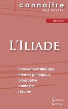 Paperback Fiche de lecture Iliade de Homère (Analyse littéraire de référence et résumé complet) [French] Book