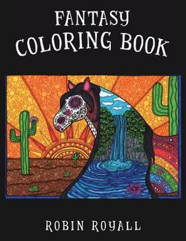 Paperback Fantasy coloring book