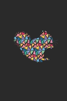 Squirrel Mosaic: Blank Lined Notebook (6" x 9" - 120 pages) ~ Animal Mosaic Themed Notebook for Daily Journal, Diary, Gift