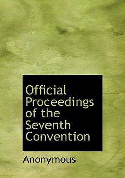 Hardcover Official Proceedings of the Seventh Convention Book