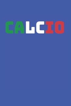 Italia Calcio Soccer Football Notebook: Graph Paper Journal 6x9 - 120 Pages