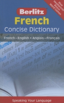 Paperback Berlitz French Concise Dictionary [French] Book