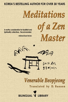 Paperback Meditations of a Zen Master: English-Korean Parallel Text Edition Book